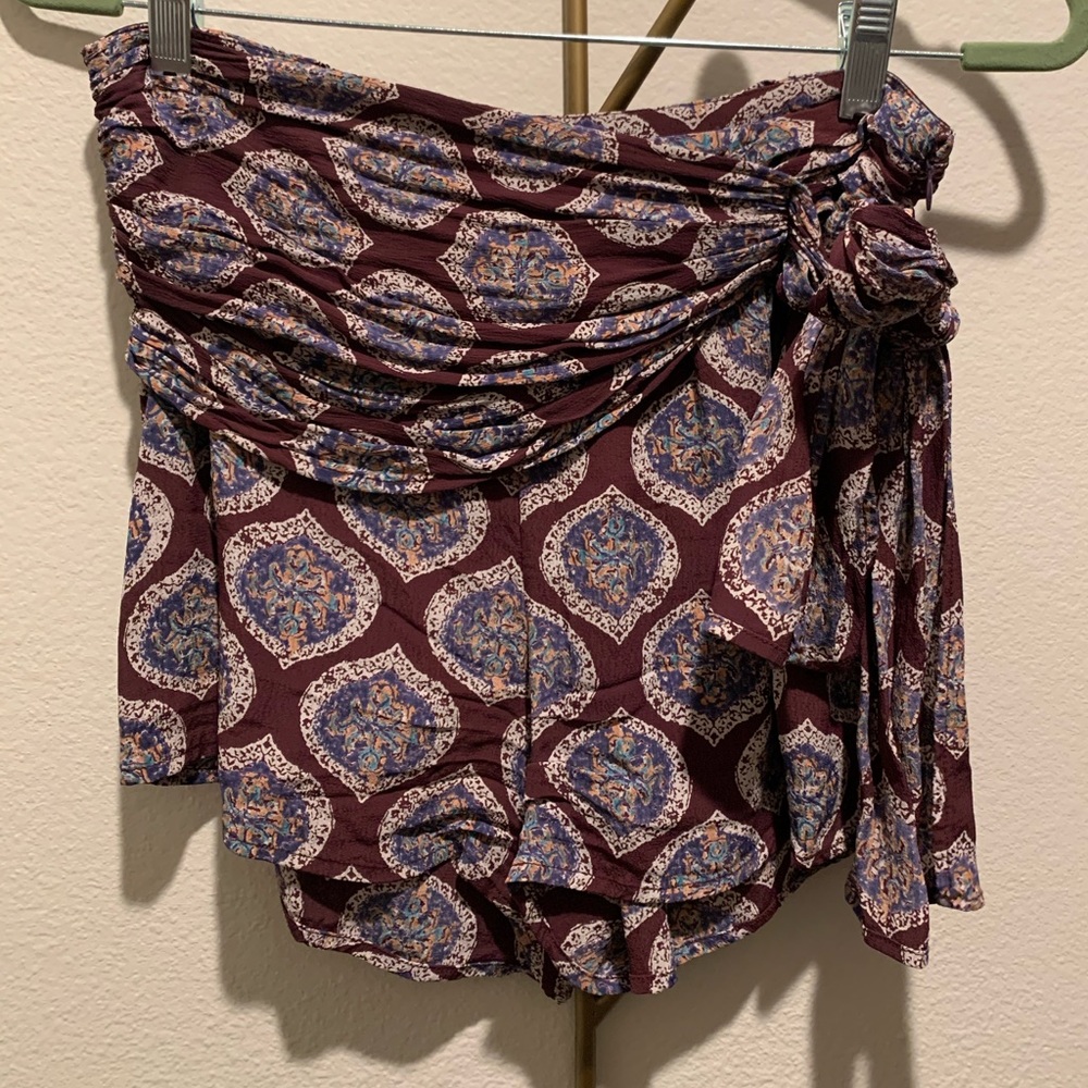 Free people shorts with side tie